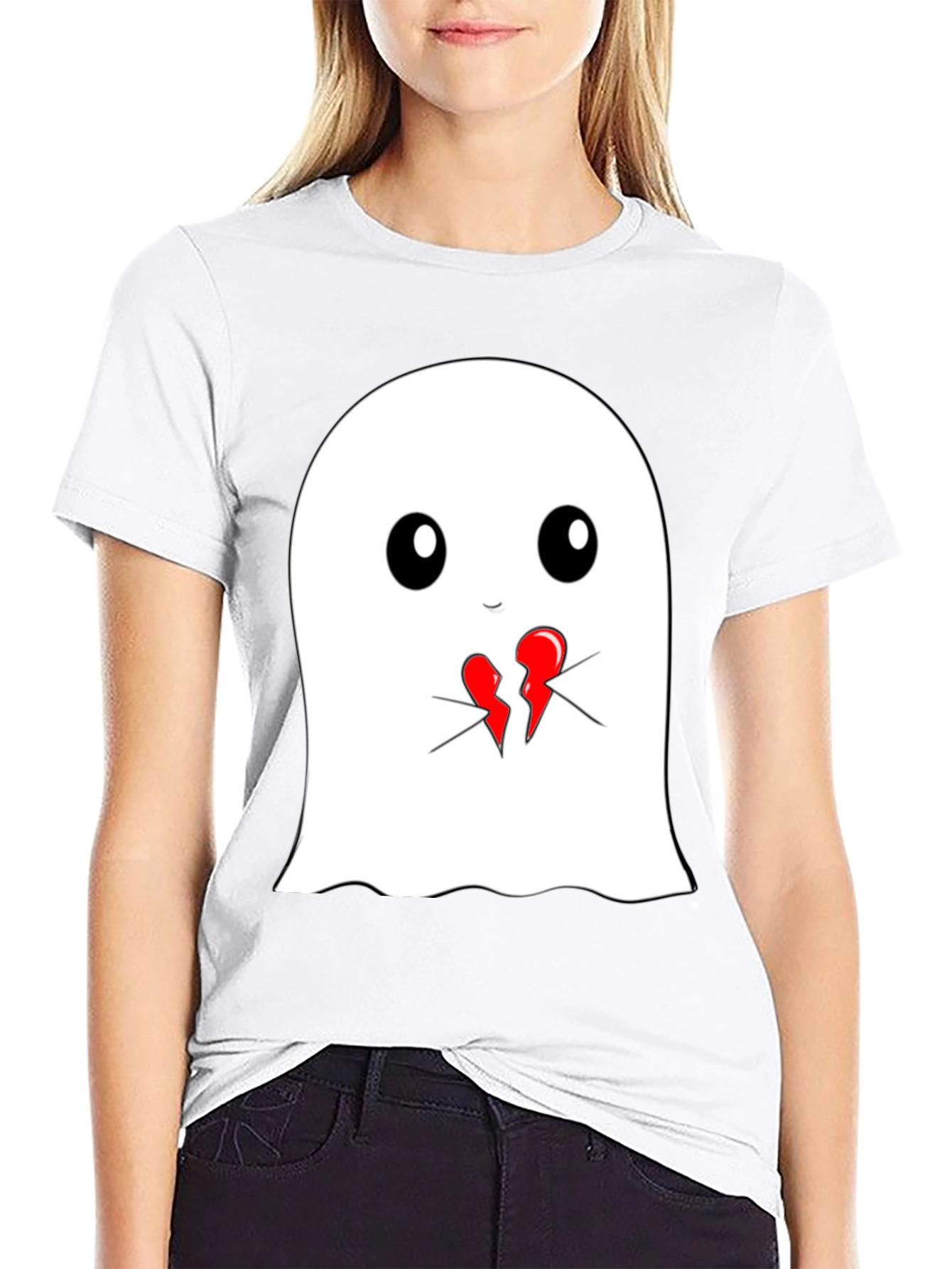 Ghost Heartbreak Graphic Tee - Soft Cotton T-Shirt