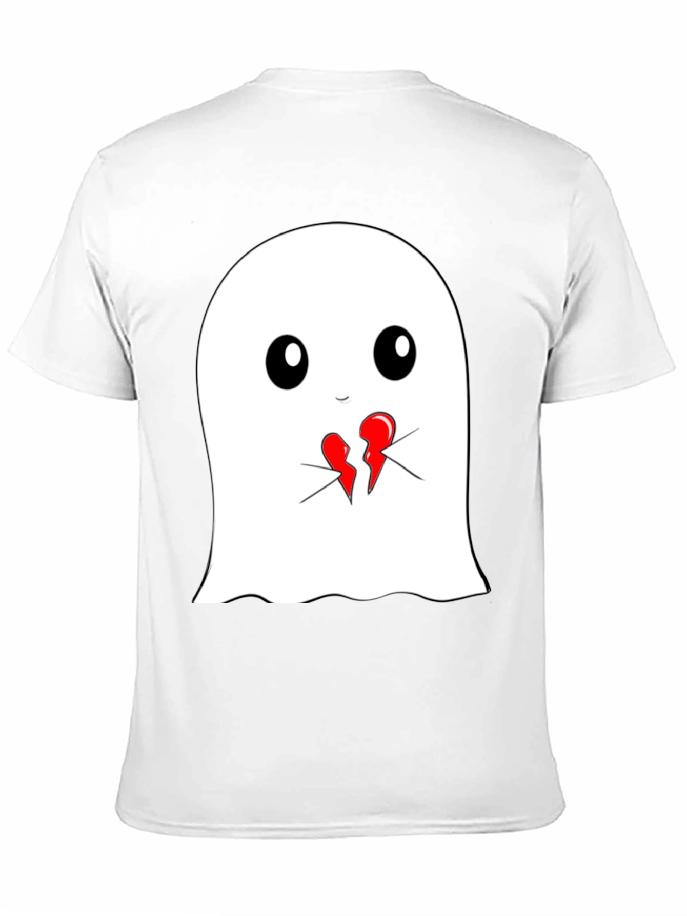 Ghost Heartbreak Graphic Tee - Soft Cotton T-Shirt