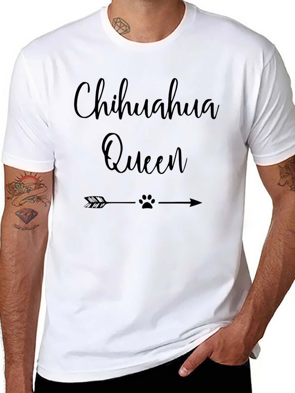 Chihuahua Queen Graphic T-Shirt