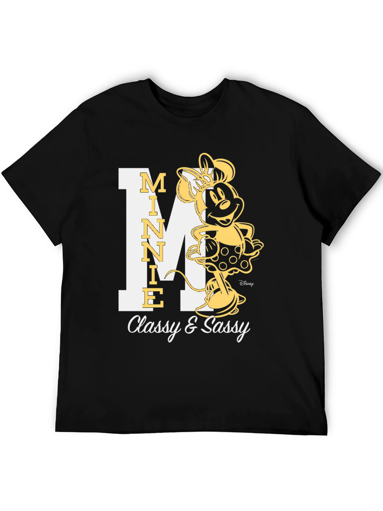 Minnie Mouse Classy & Sassy Black T-Shirt