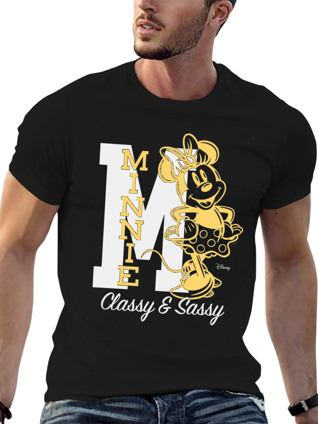 Minnie Mouse Classy & Sassy Black T-Shirt