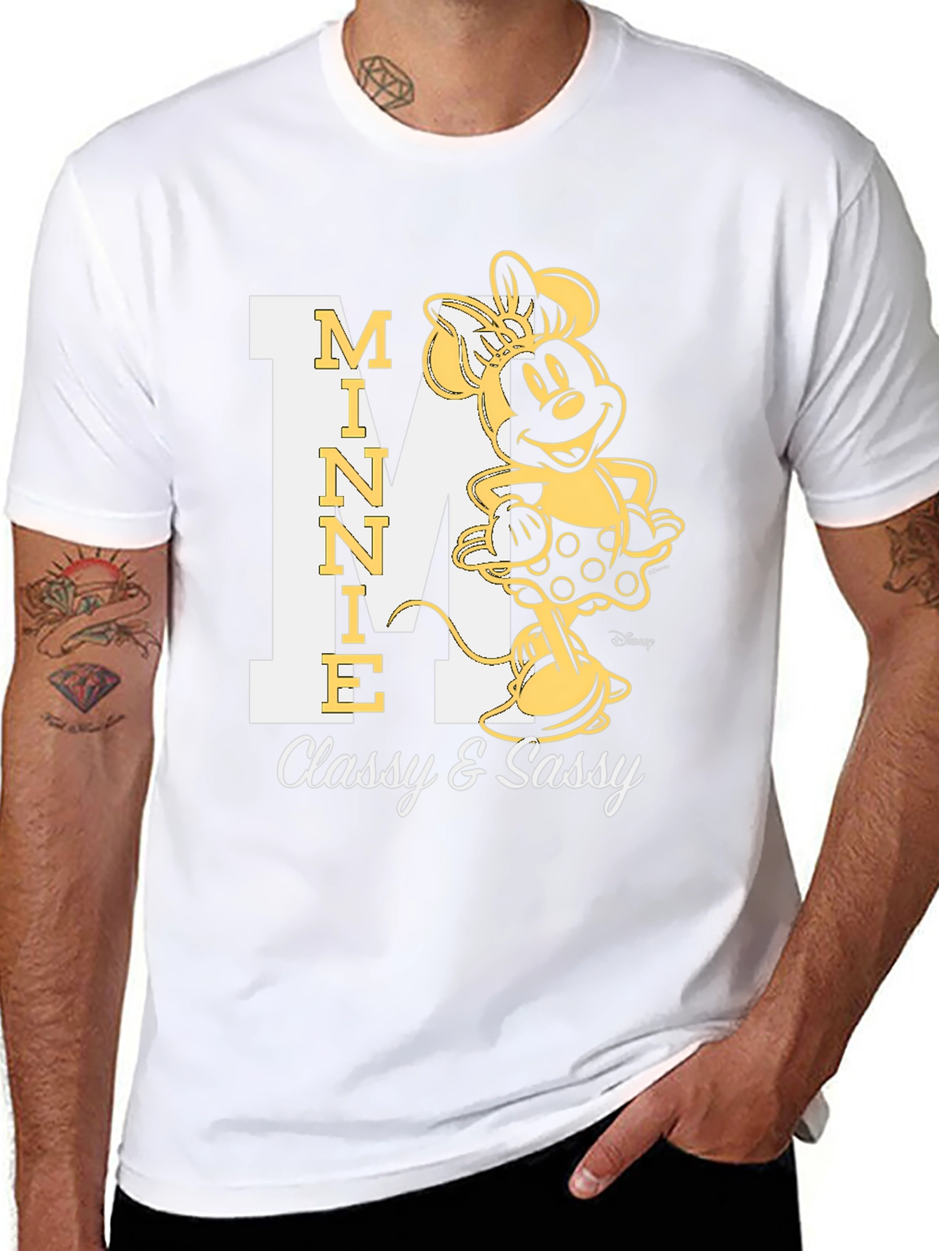 Minnie Mouse Classy & Sassy Black T-Shirt