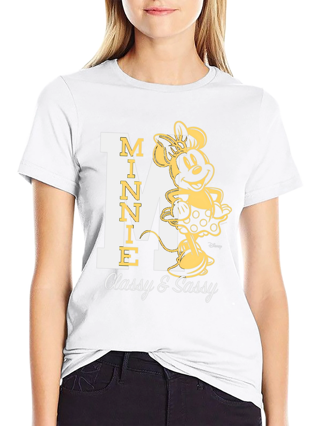 Minnie Mouse Classy & Sassy Black T-Shirt