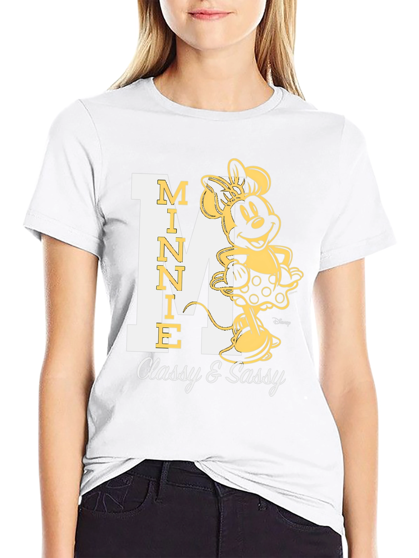 Minnie Mouse Classy & Sassy Black T-Shirt