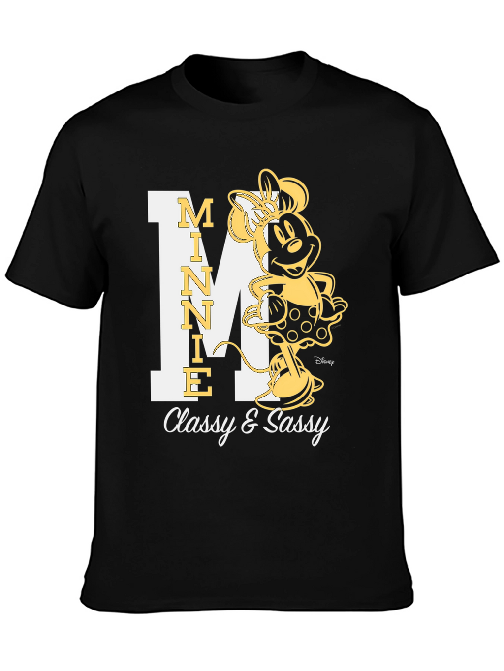 Minnie Mouse Classy & Sassy Black T-Shirt