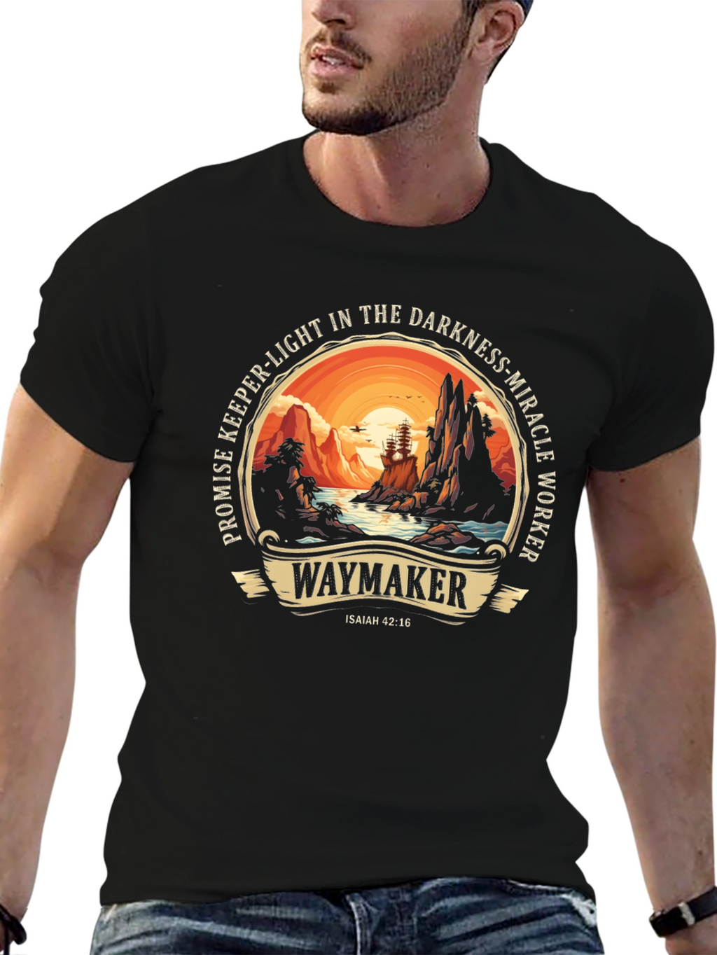 Waymaker Christian Graphic T-Shirt