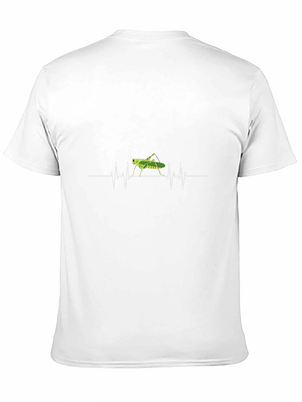 Grasshopper Heartbeat T-Shirt - Black Cotton Tee