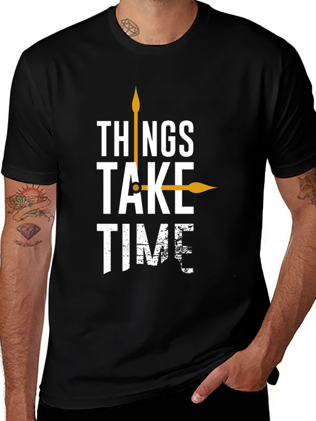 Things Take Time Graphic Tee - Relaxed Fit