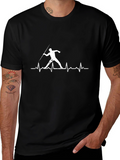Javelin Thrower Heartbeat T-Shirt - Track & Field Tee