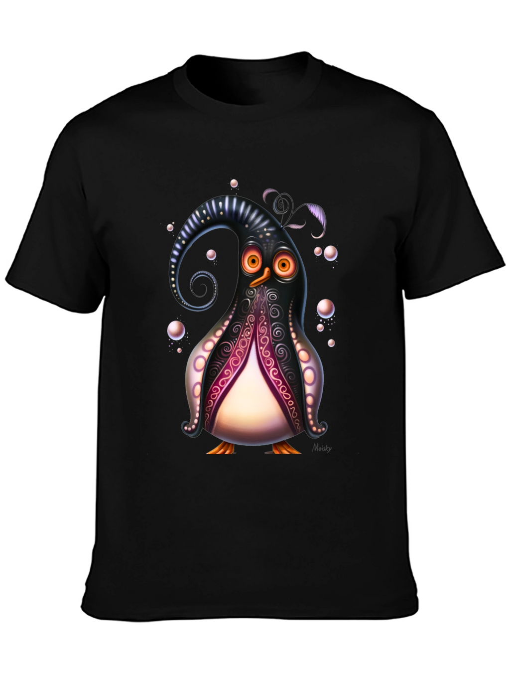 Whimsical Penguin Graphic T-Shirt - Unique Design