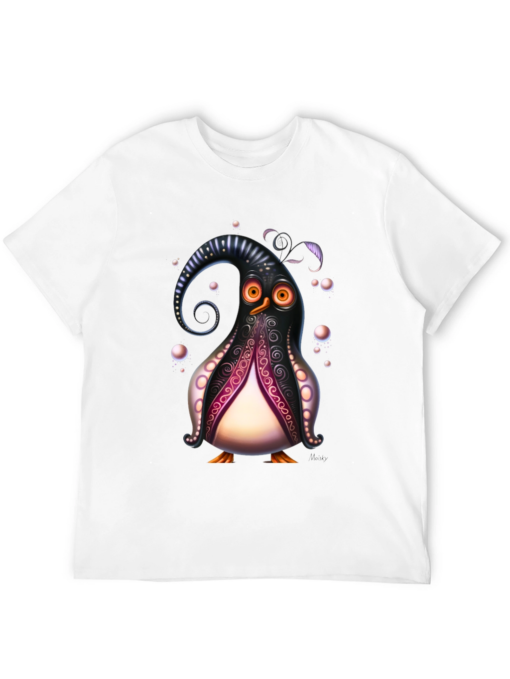 Whimsical Penguin Graphic T-Shirt - Unique Design