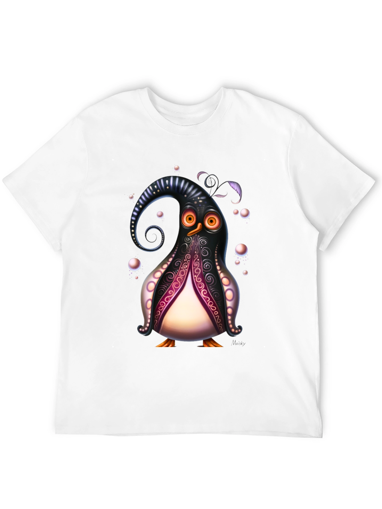 Whimsical Penguin Graphic T-Shirt - Unique Design