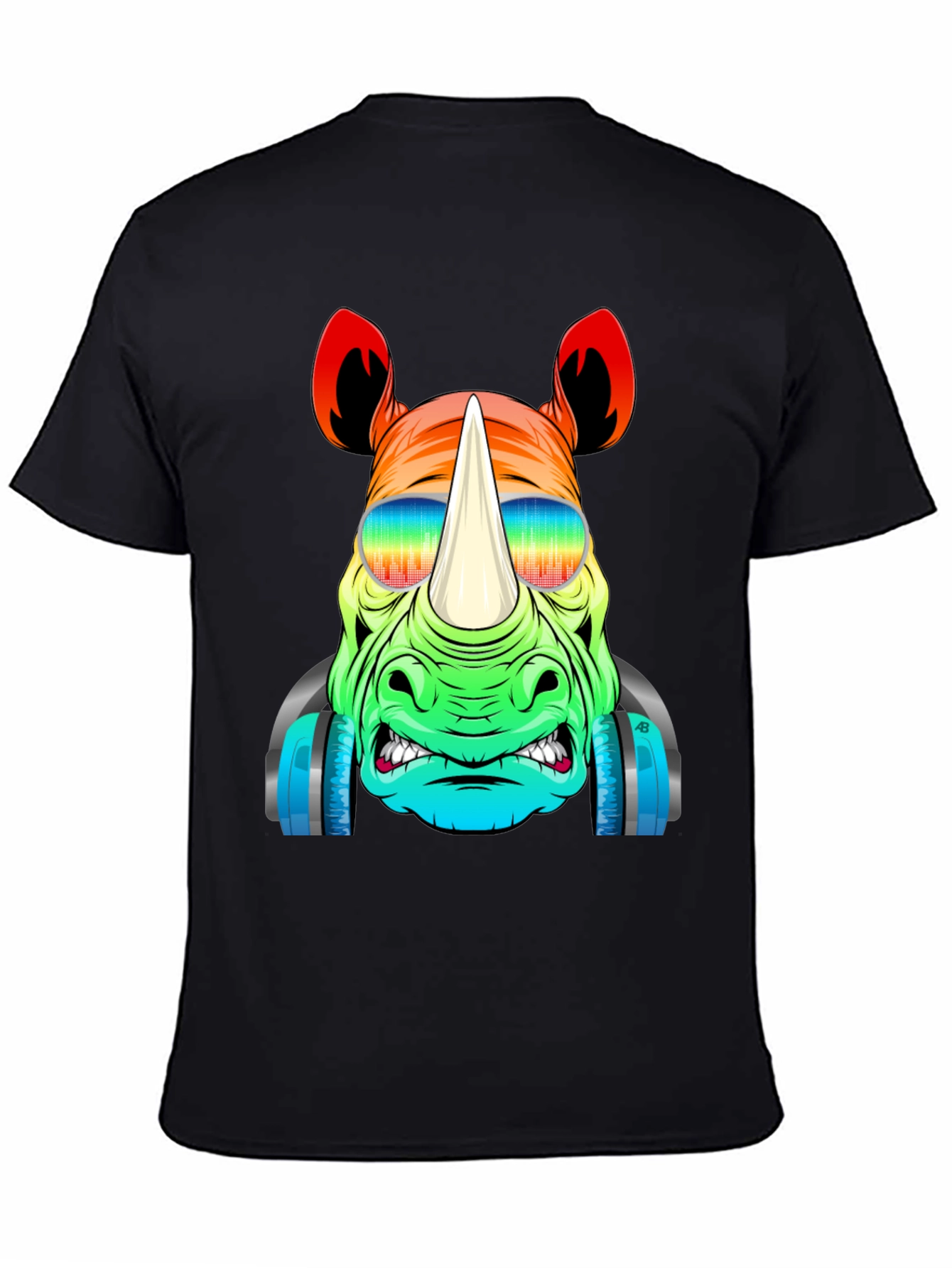 Cool Rhino T-Shirt - Colorful Graphic Tee