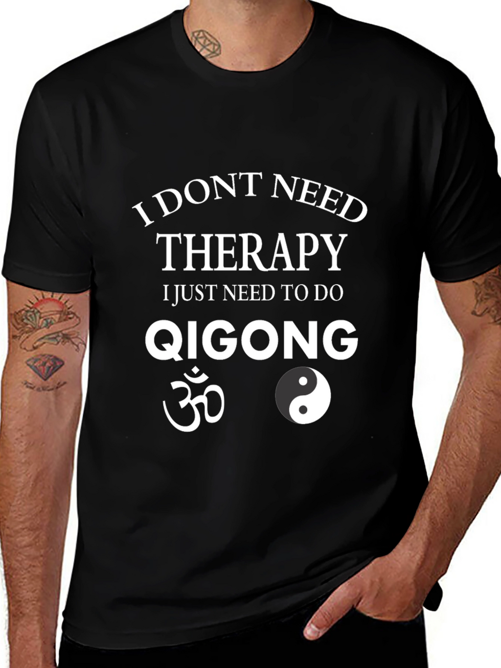 Qigong Therapy T-Shirt -  Meditation & Wellness