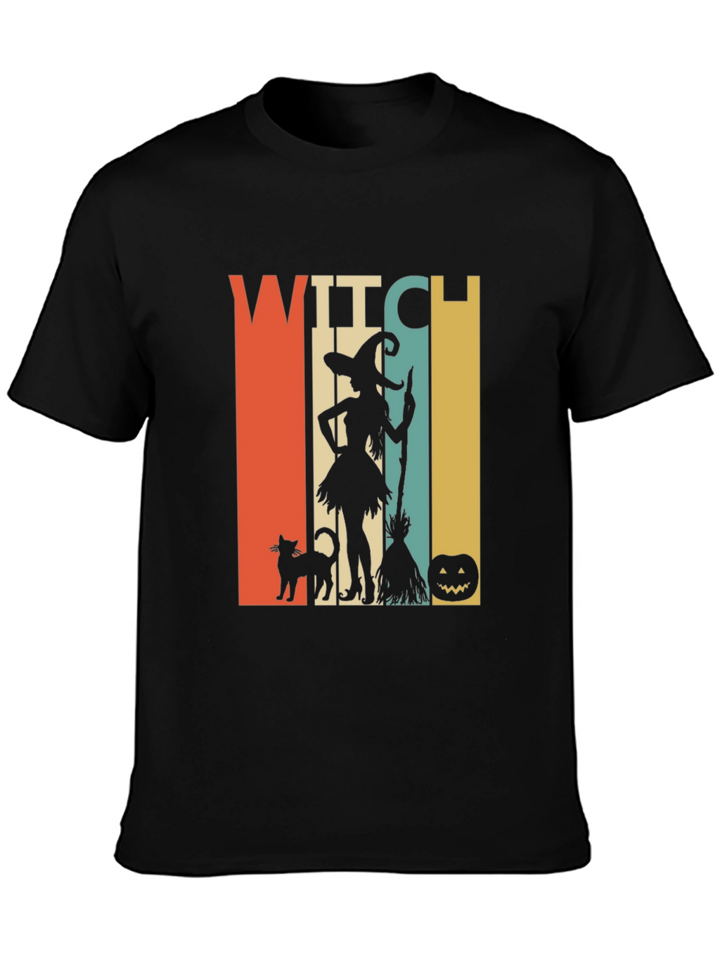 Witch Halloween T-Shirt - Retro Style Tee