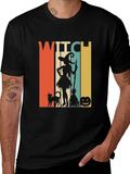 Witch Halloween T-Shirt - Retro Style Tee