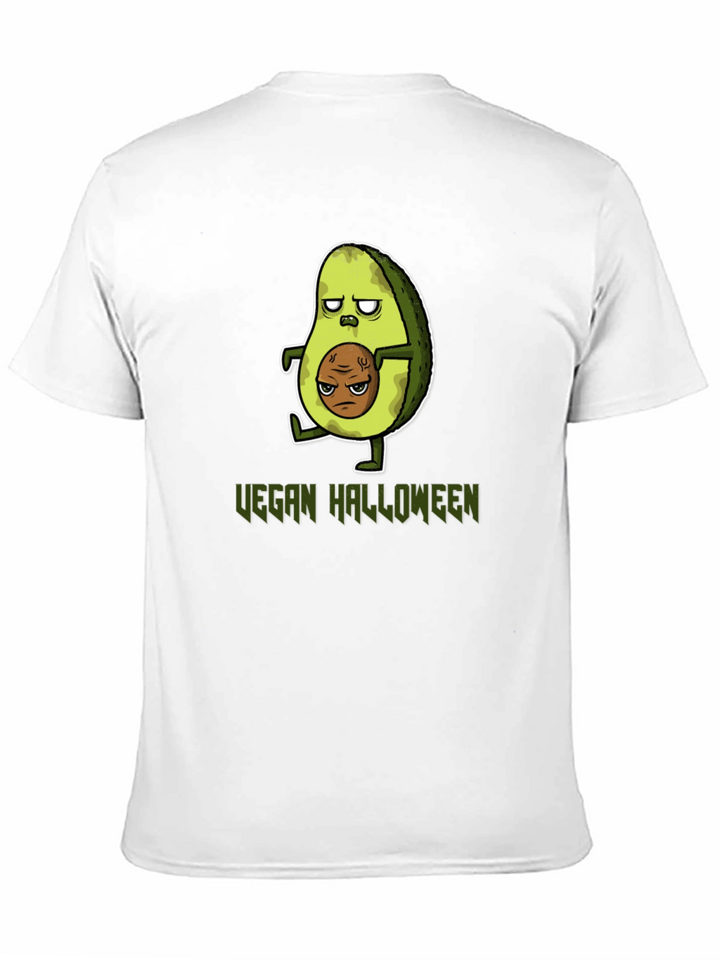 Vegan Halloween T-Shirt - Avocado Zombie