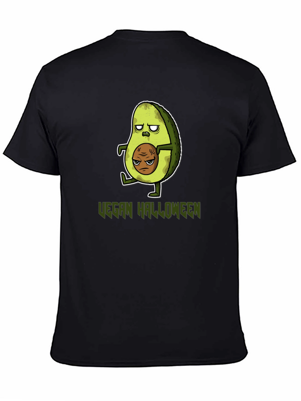 Vegan Halloween T-Shirt - Avocado Zombie
