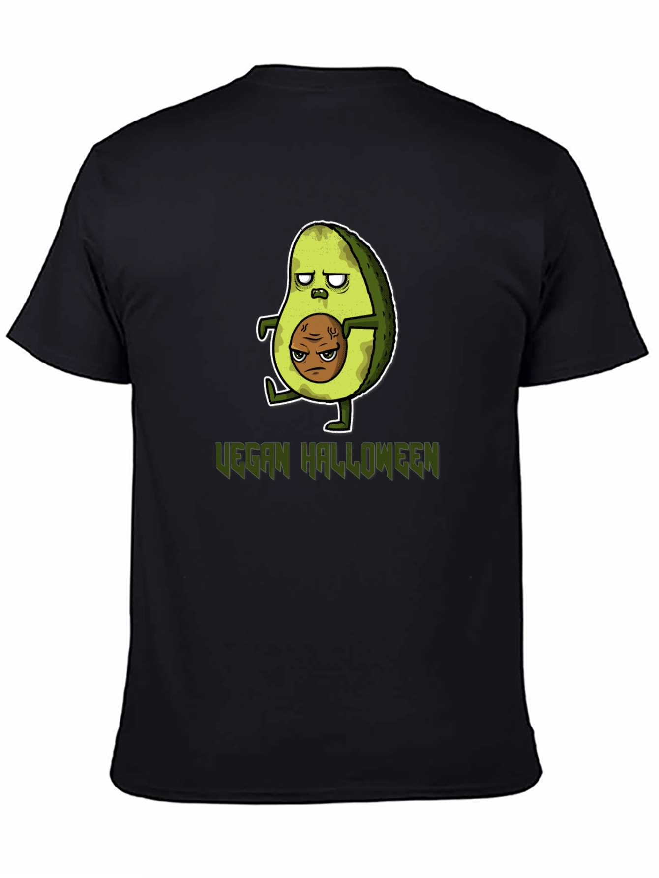 Vegan Halloween T-Shirt - Avocado Zombie