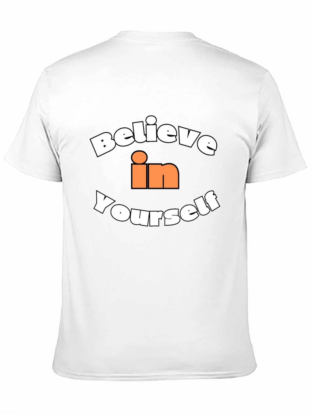Believe in Yourself Graphic T-Shirt - Black