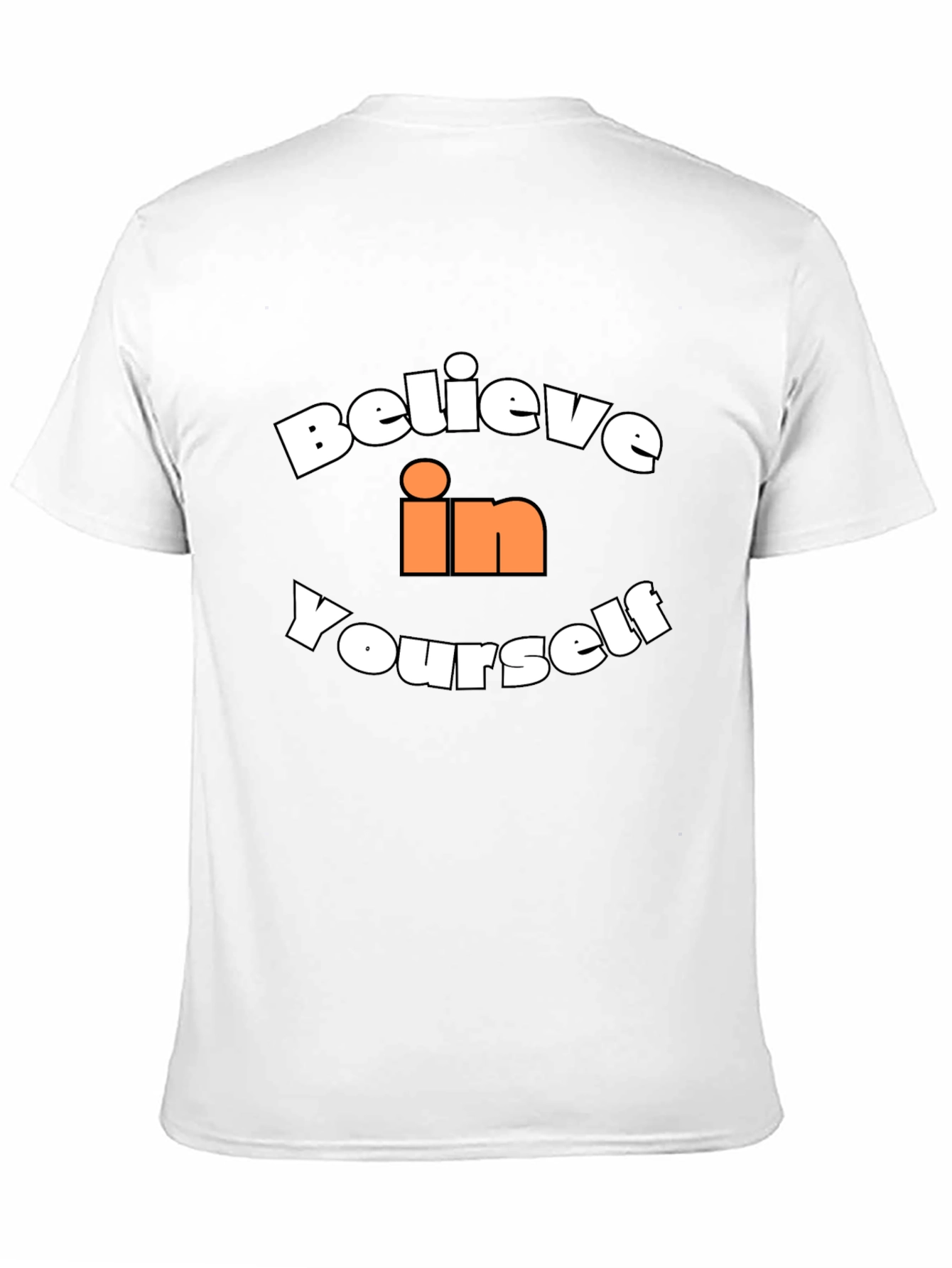 Believe in Yourself Graphic T-Shirt - Black