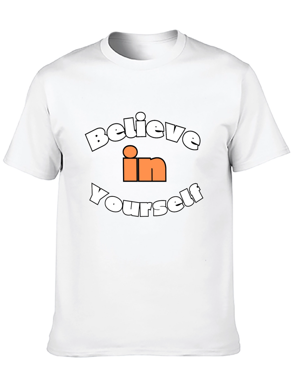 Believe in Yourself Graphic T-Shirt - Black