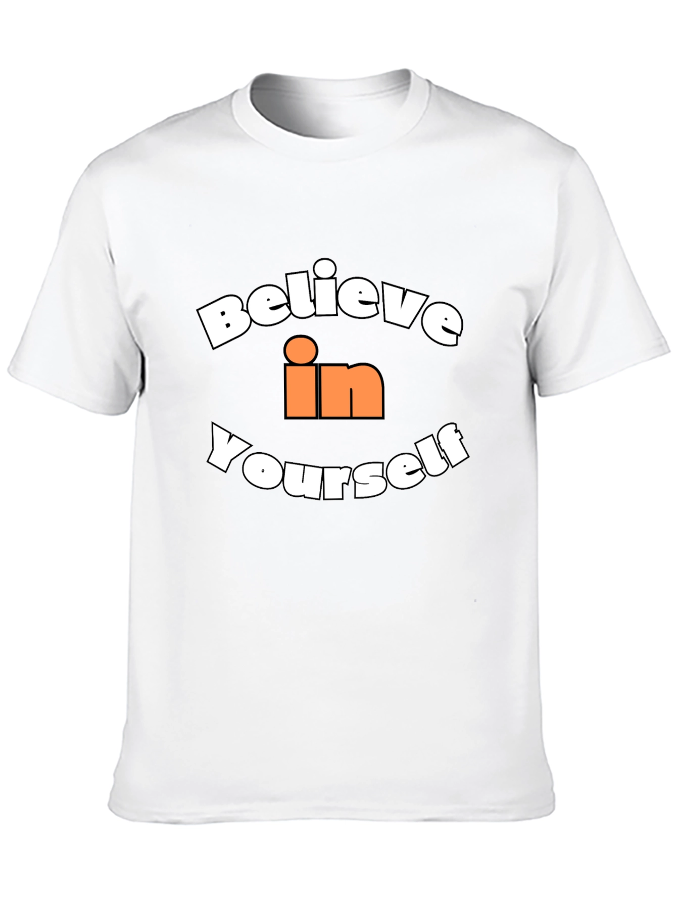 Believe in Yourself Graphic T-Shirt - Black