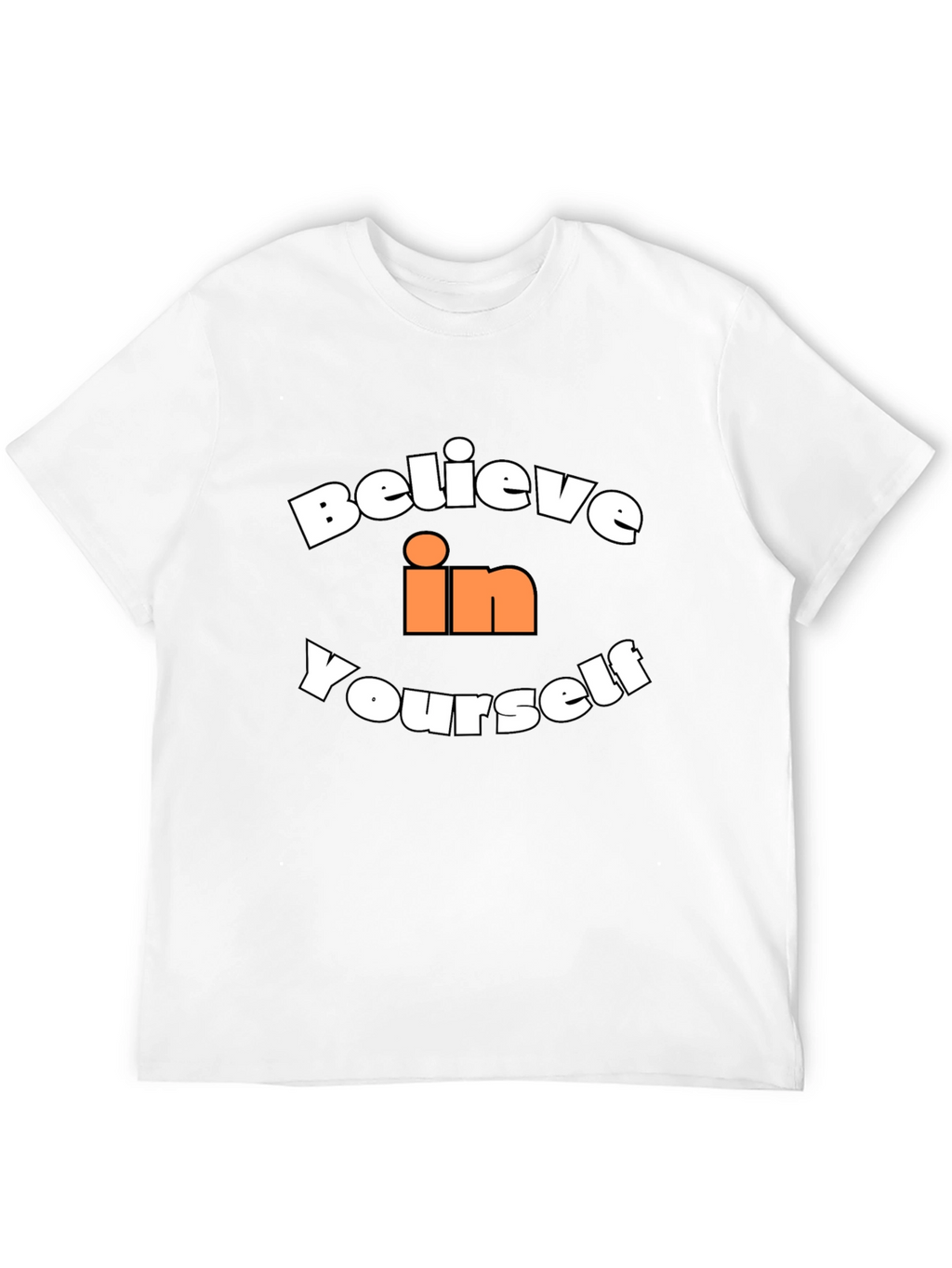 Believe in Yourself Graphic T-Shirt - Black