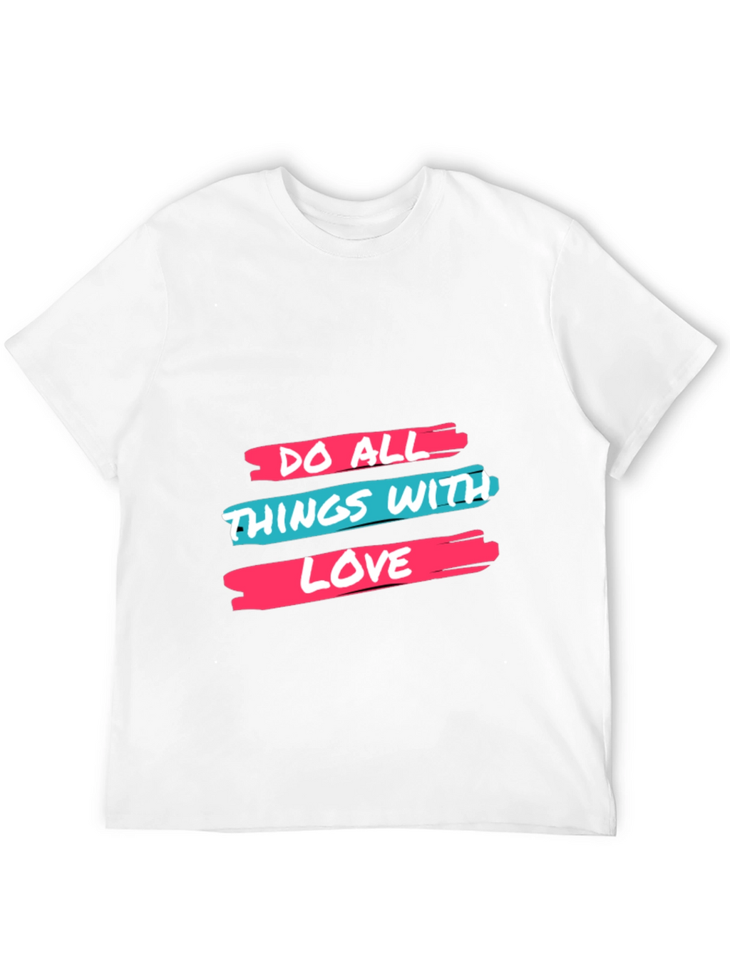 Do All Things With Love Black Tee
