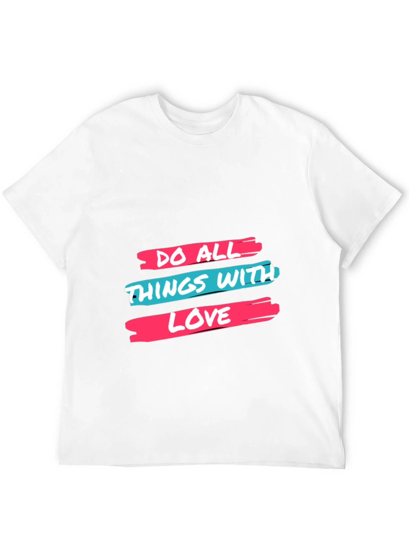 Do All Things With Love Black Tee