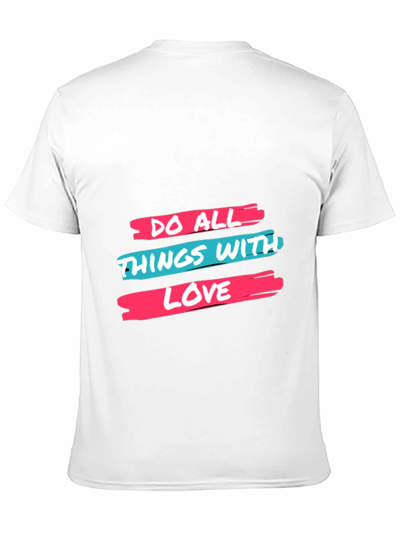 Do All Things With Love Black Tee