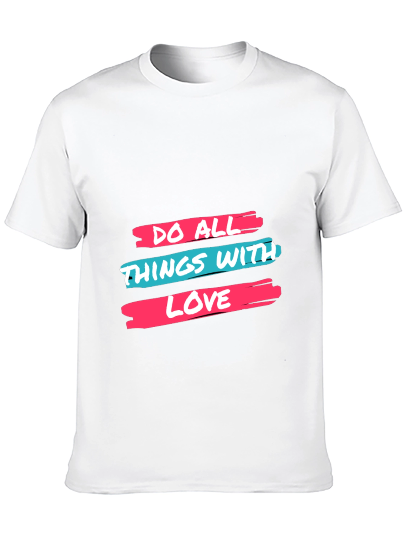 Do All Things With Love Black Tee