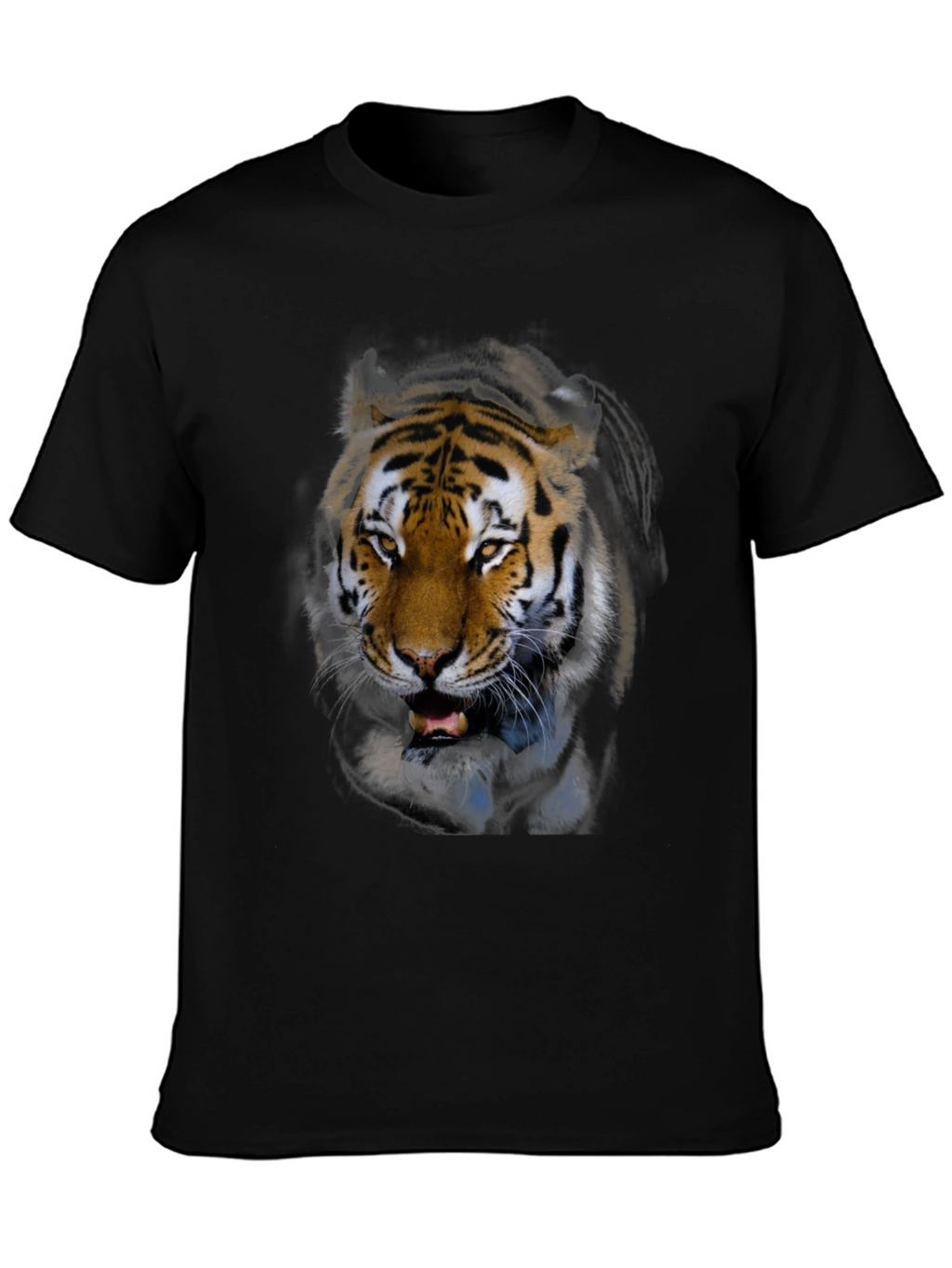 Tiger Graphic Black T-Shirt - Mens