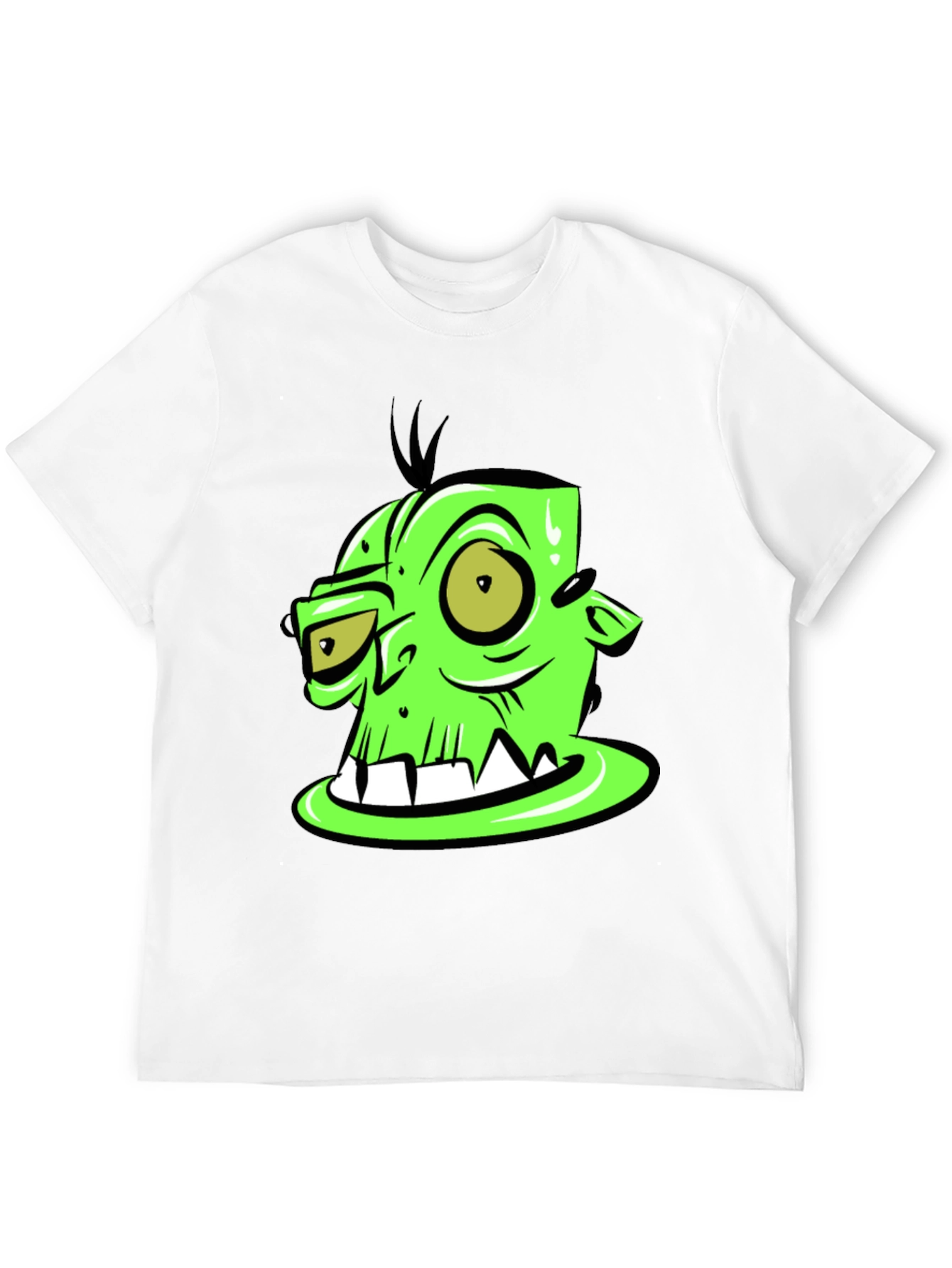 Green Monster Graphic Tee -  Unique Design