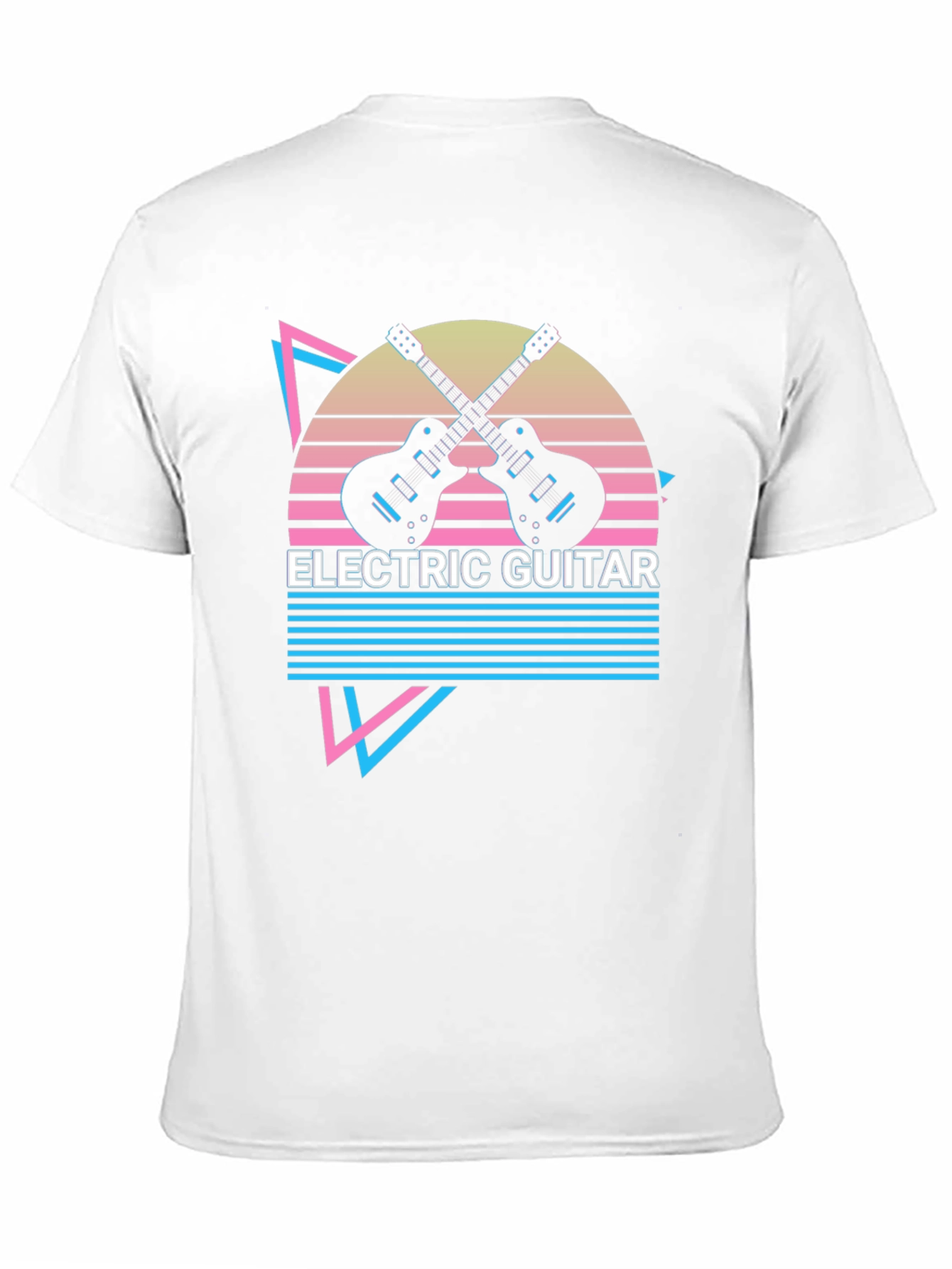 Electric Guitar Retro T-Shirt - Music Lover Tee