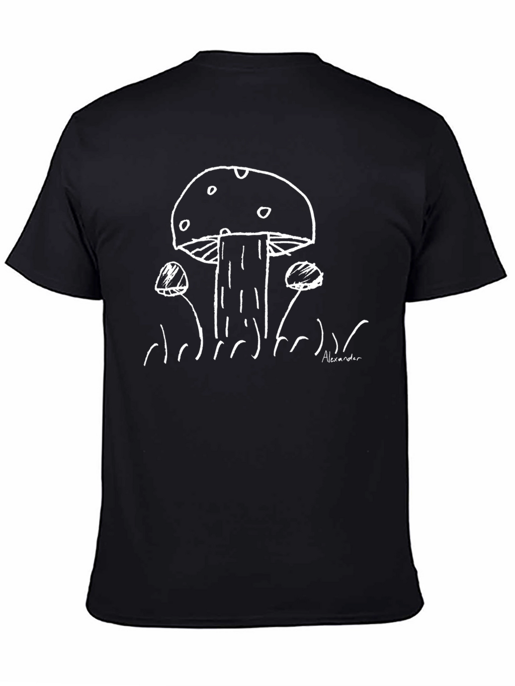 Mushroom Sketch Graphic Tee