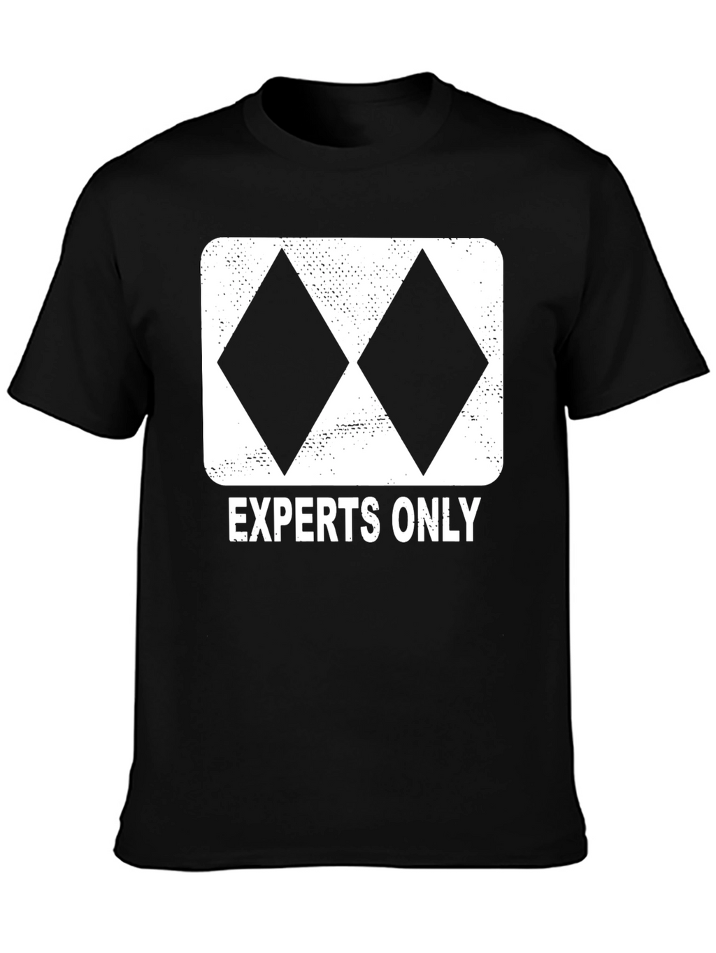 Experts Only Double Black Diamond Ski T-Shirt