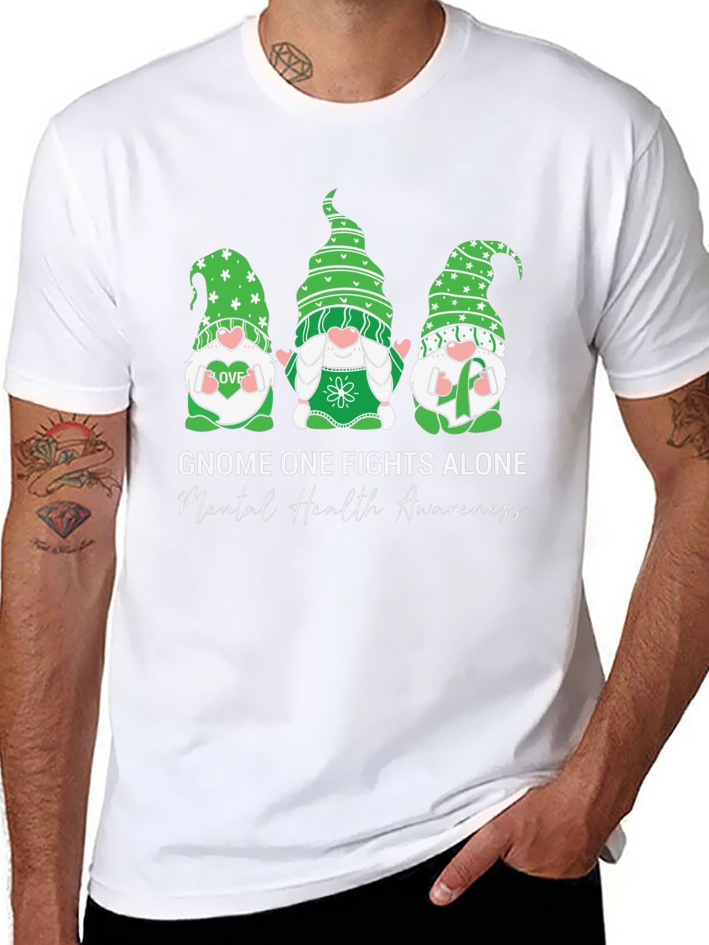 Mental Health Awareness Gnome T-Shirt