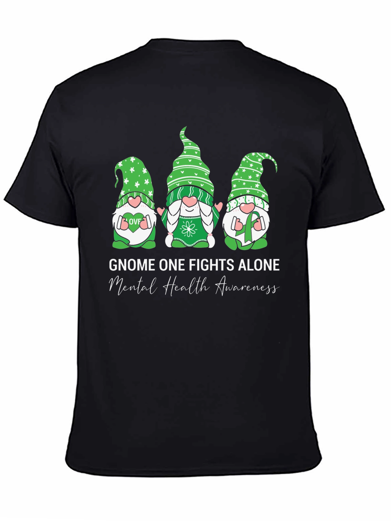 Mental Health Awareness Gnome T-Shirt