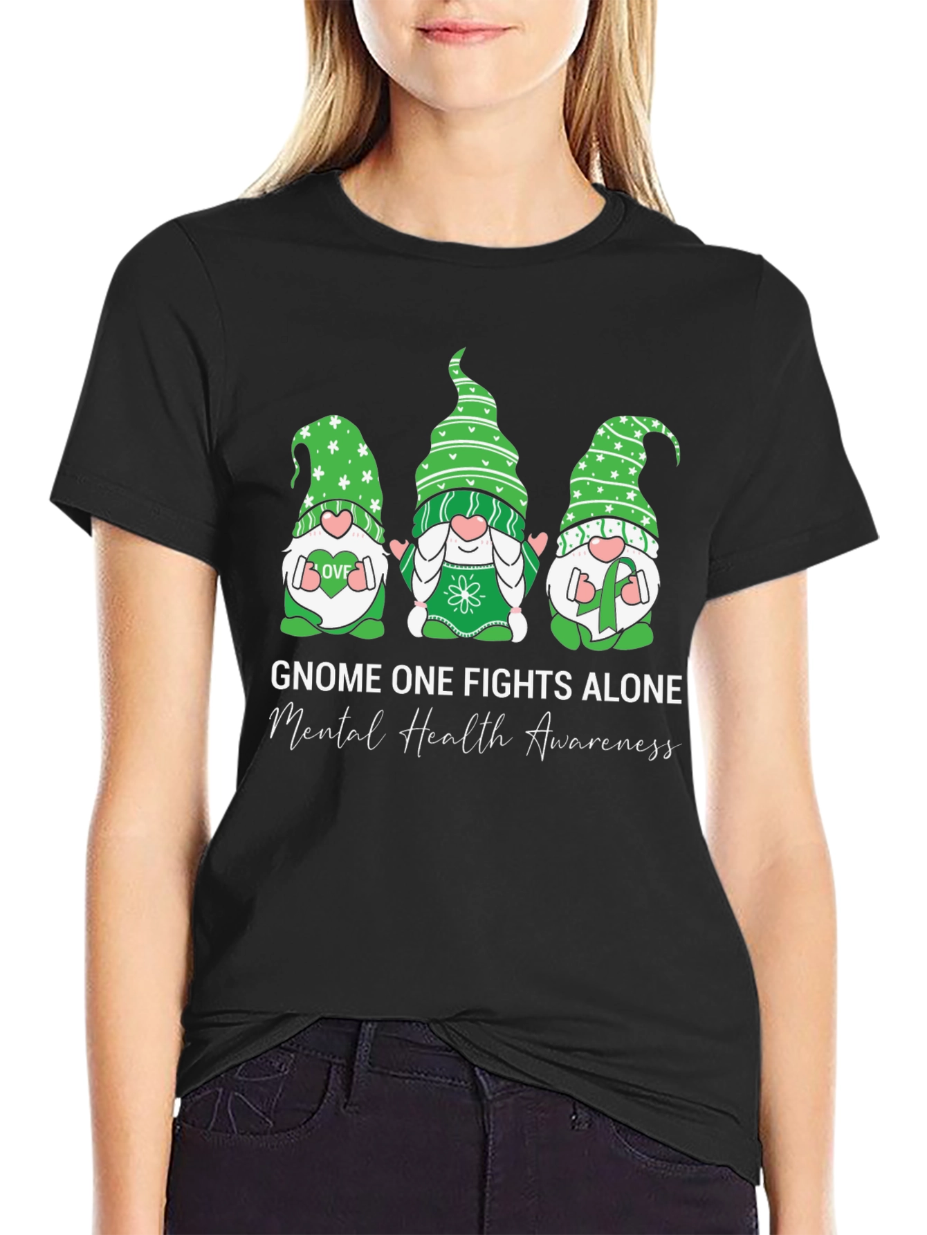 Mental Health Awareness Gnome T-Shirt