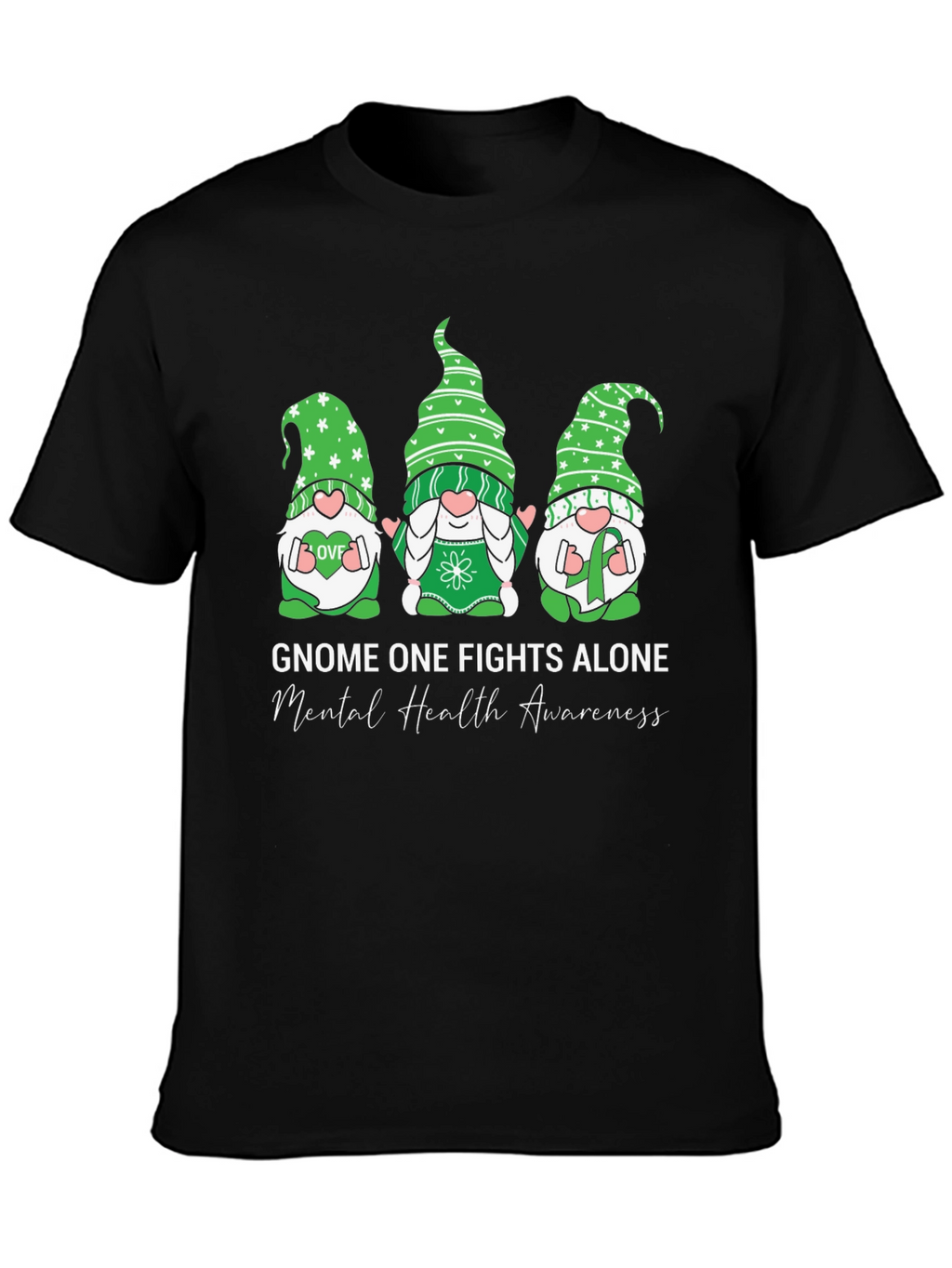 Mental Health Awareness Gnome T-Shirt