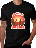 Enjoy the Sunshine Desert Graphic T-Shirt