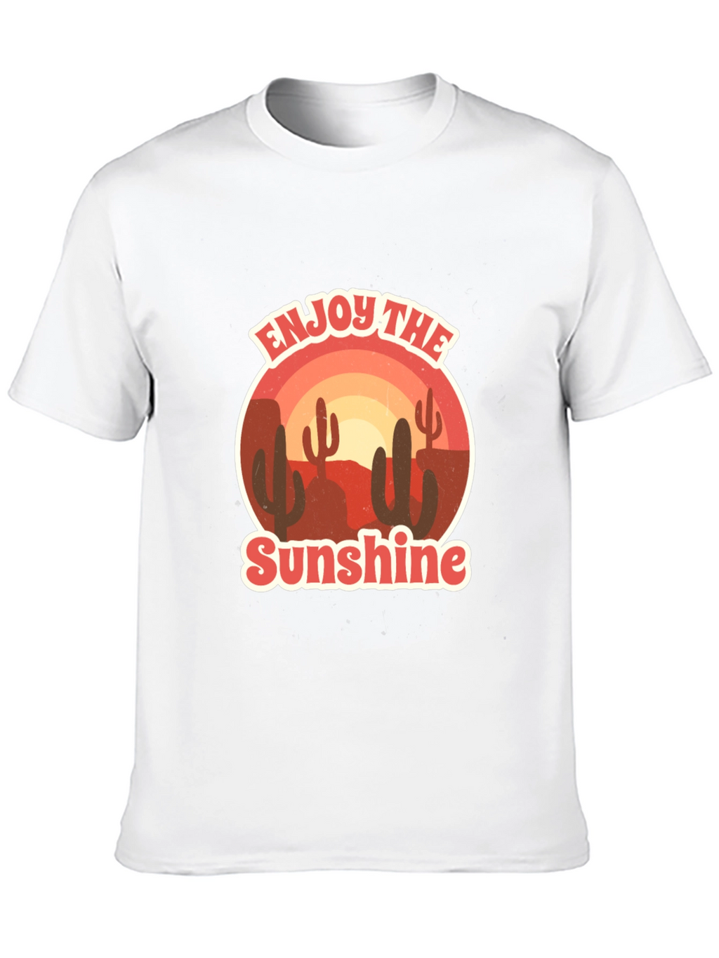 Enjoy the Sunshine Desert Graphic T-Shirt