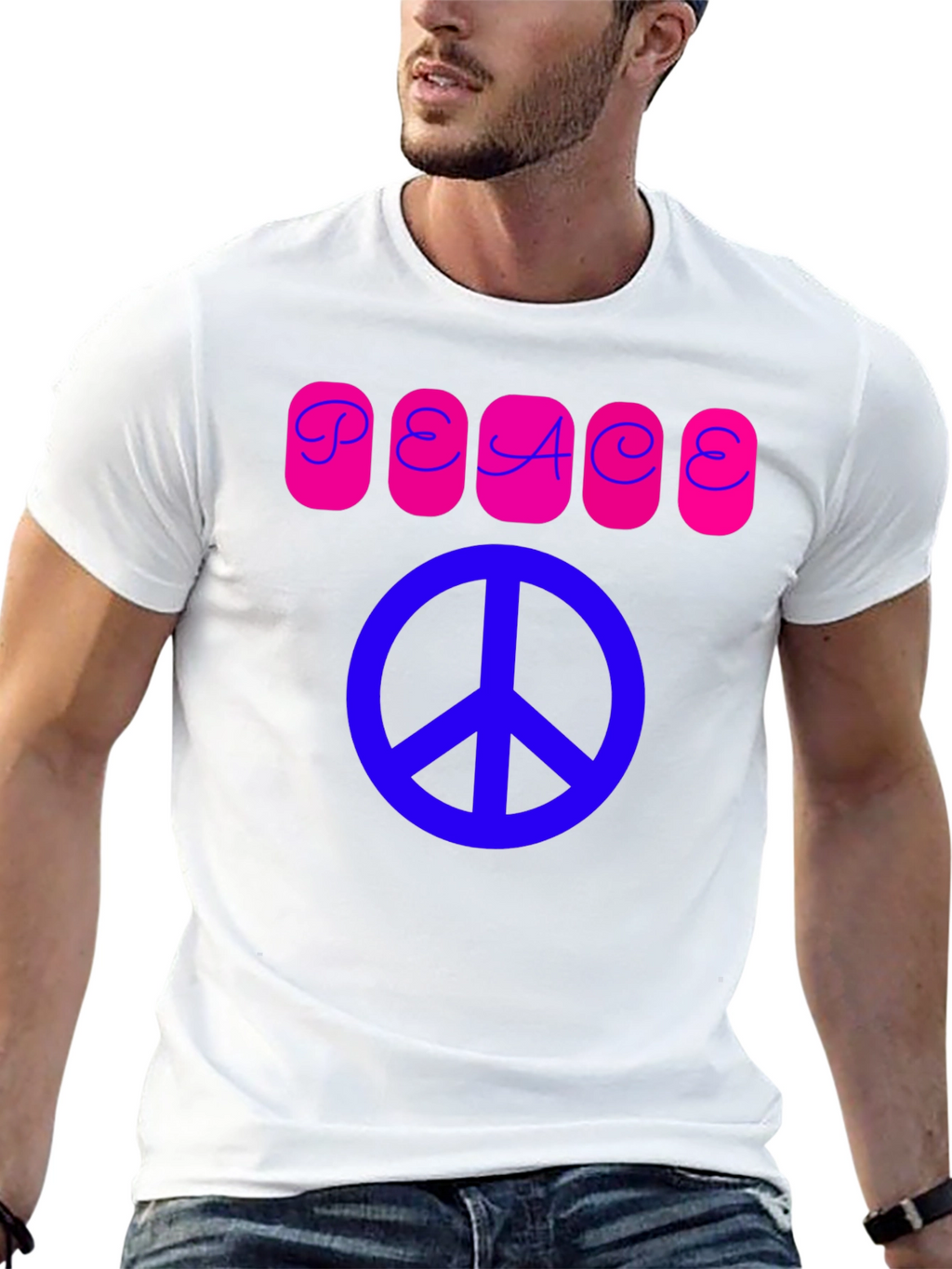 Peace Graphic Tee - Stylish & Comfortable