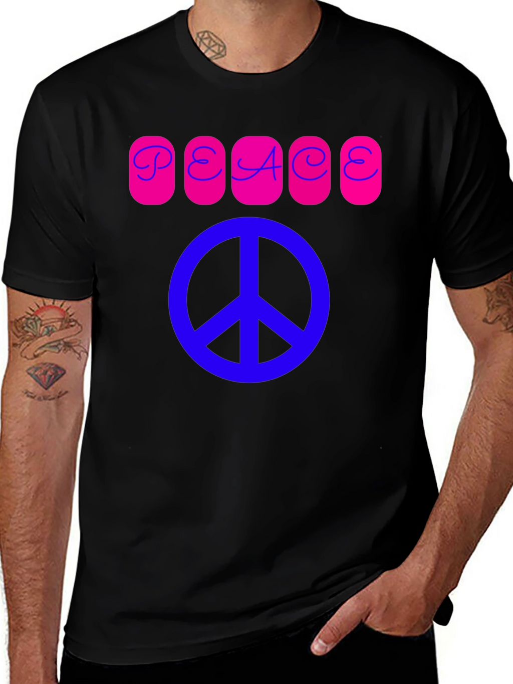 Peace Graphic Tee - Stylish & Comfortable