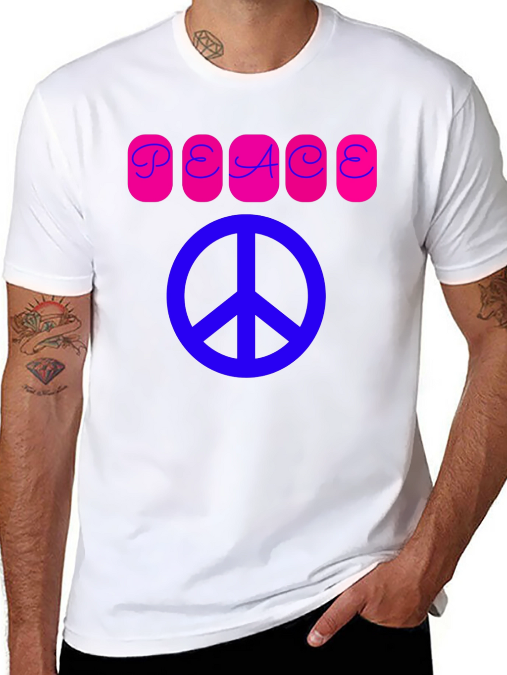 Peace Graphic Tee - Stylish & Comfortable