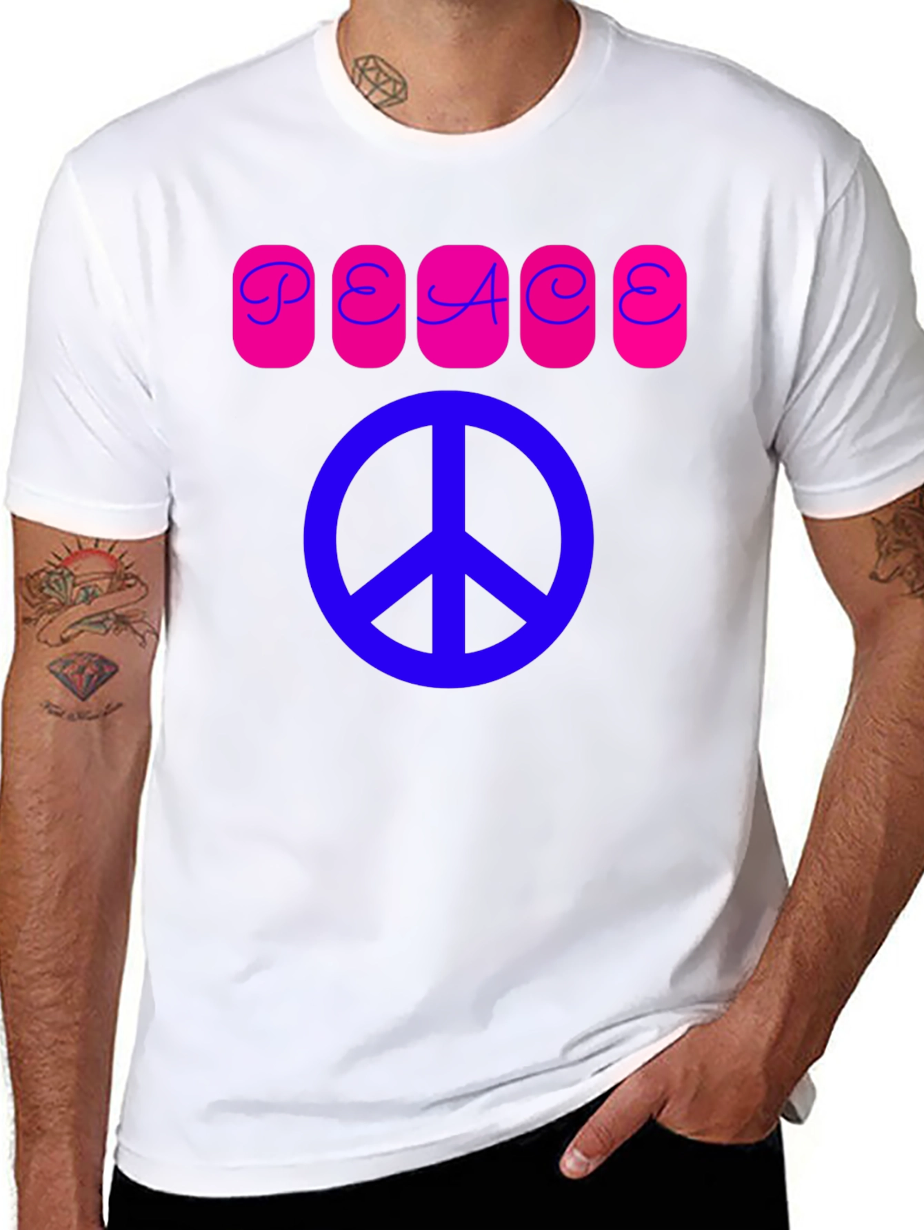 Peace Graphic Tee - Stylish & Comfortable