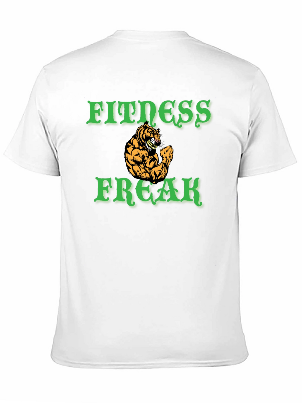 Fitness Freak Tiger Graphic Tee