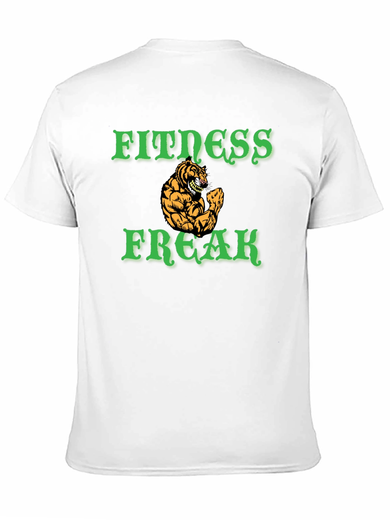 Fitness Freak Tiger Graphic Tee