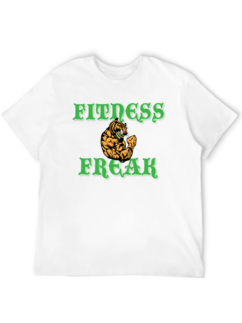 Fitness Freak Tiger Graphic Tee
